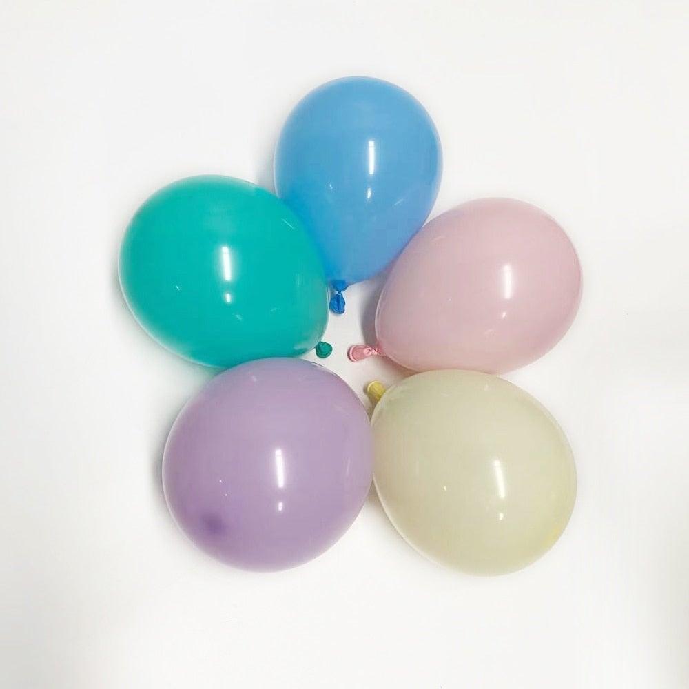 1 Set Pink Purple Chrome Rose Gold Balloon Garland With Butterfly Stickers Arch Kit For Birthday Wedding Party Decorations