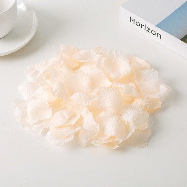1000PCs Fake Separated Deodorized Rose Petals Party Decorations Artificial Flowers Romantic Wedding Marriage Accessories For Valentine Gifts