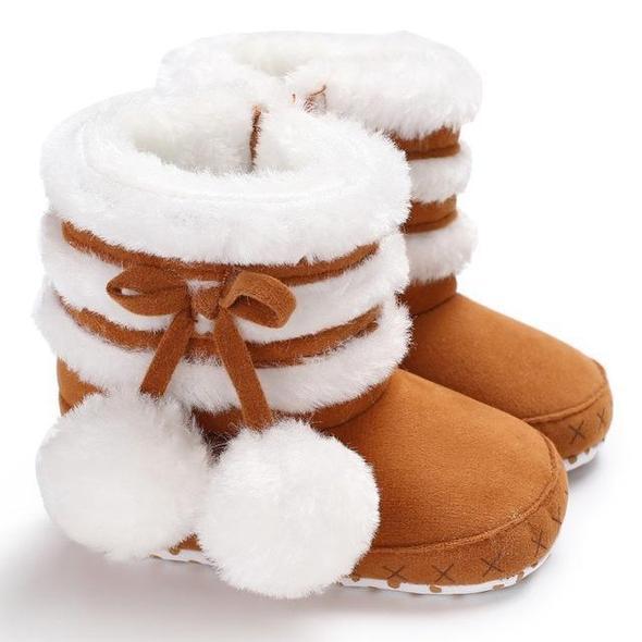 Pom Pom Winter Booties