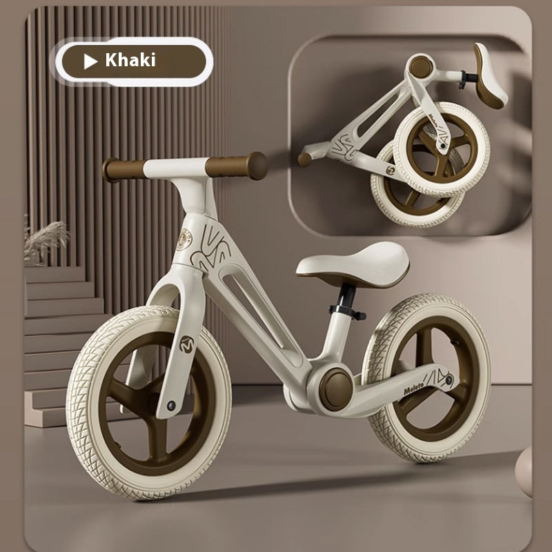 Balance Bike For Kids Four-wheel Pedal-free