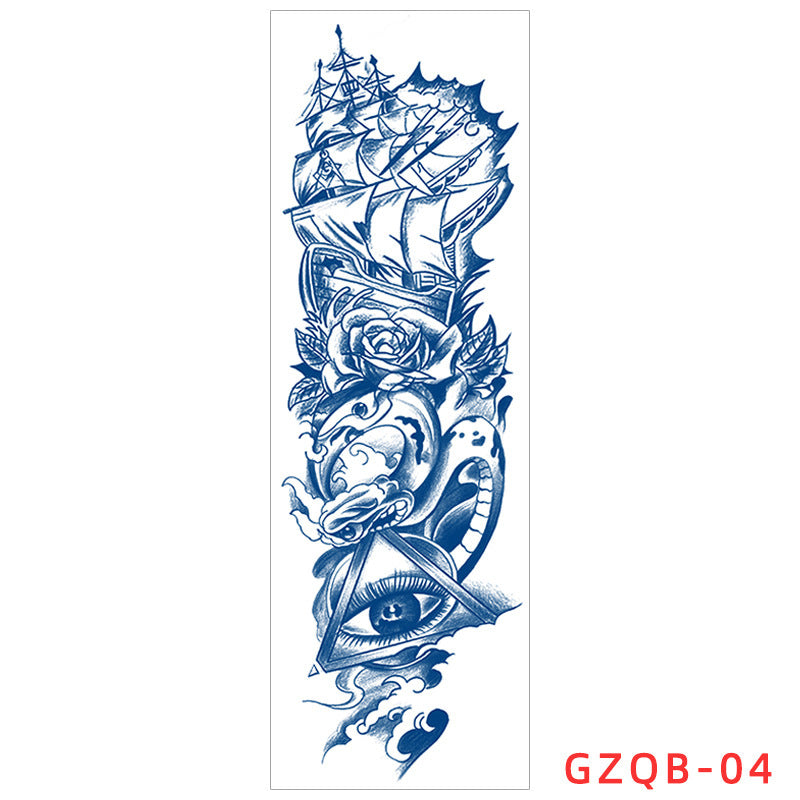 Herbal Tattoo Stickers Arm Big Picture Full Arm Stickers