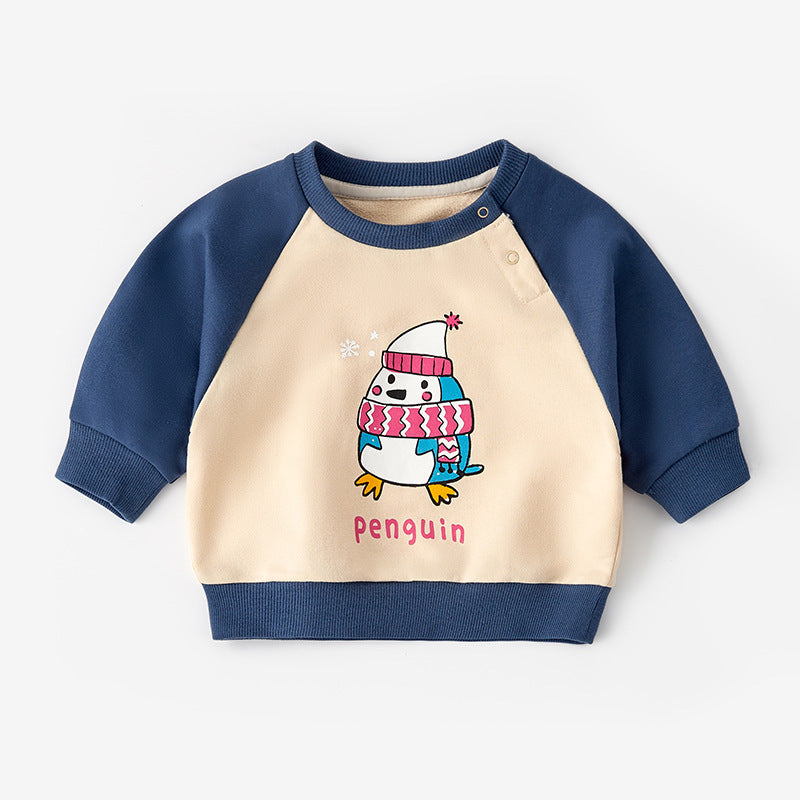 Children's autumn cotton sweater