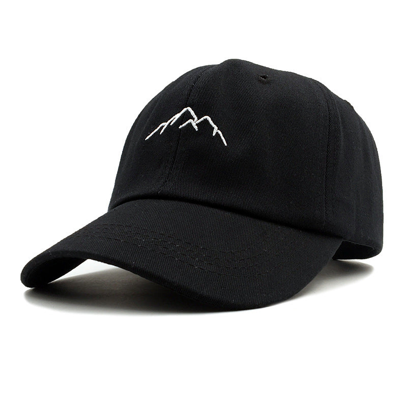 Mountain embroidery baseball cap
