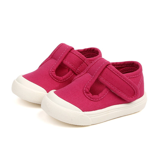 Autumn children's canvas shoes