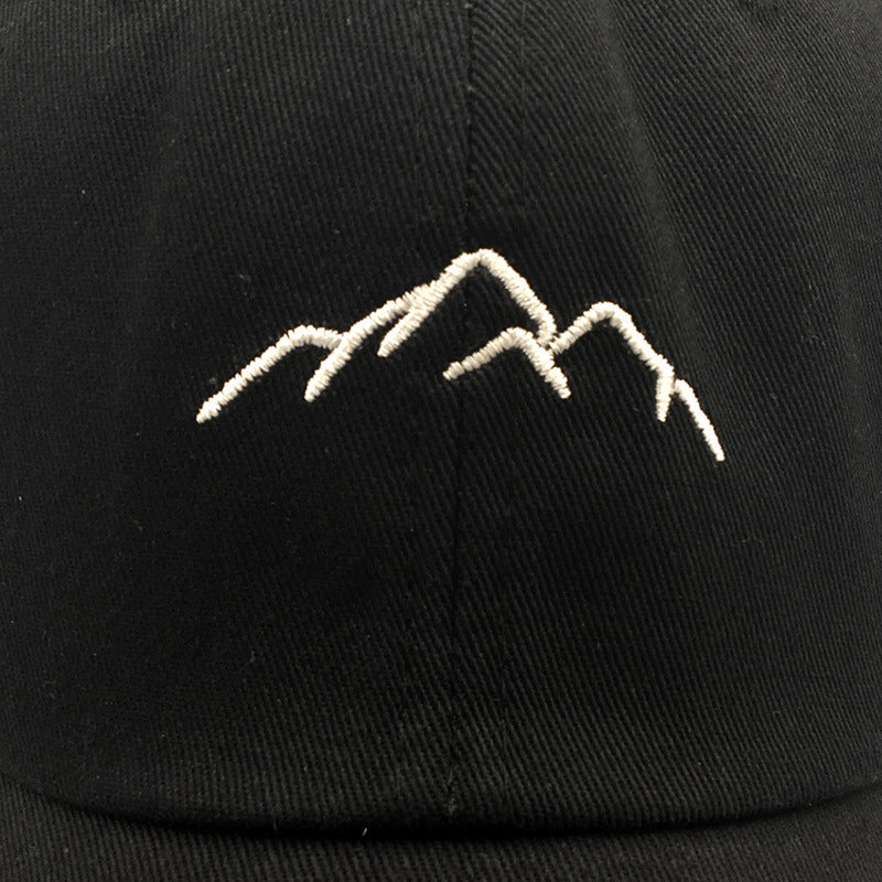 Mountain embroidery baseball cap