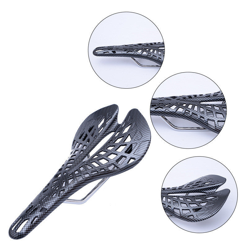 Bicycle Saddle Mountain Road Carbon Fiber Racing Bike Riding Hollow Saddle Seat Bike Parts Cycling Equipment