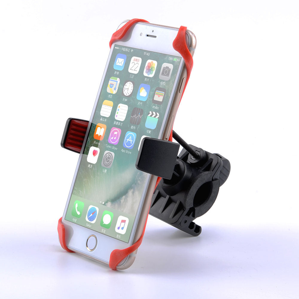 Mountain bike motorcycle electric bicycle mobile phone bracket silicone strap shockproof