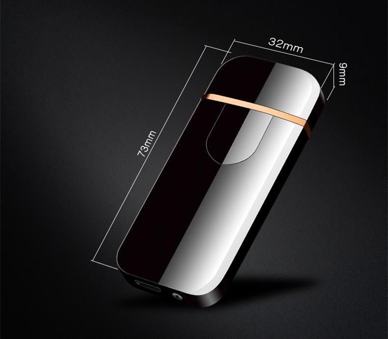 Touch Electric lighters Plasma Lighters Dual arc Lighter USB lighters Flameless Rechargeable Lighter Windproof Lighter Electric lighters for Camping,Starter, Hunting, Backpacking, Hiking Gadget For Men