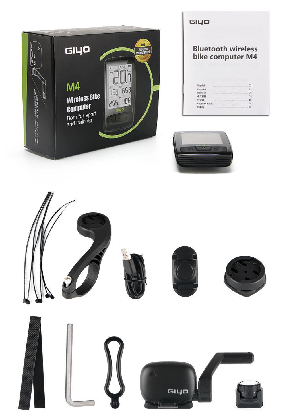 Speedometer for wireless road bike