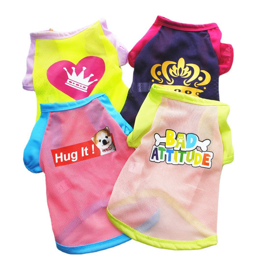 Various Puppy Small Dog Cat Pet Dress Vest T Shirt Apparel Clothes