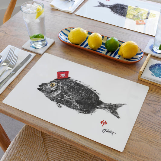 Pirate Fish Placemat | Nautical