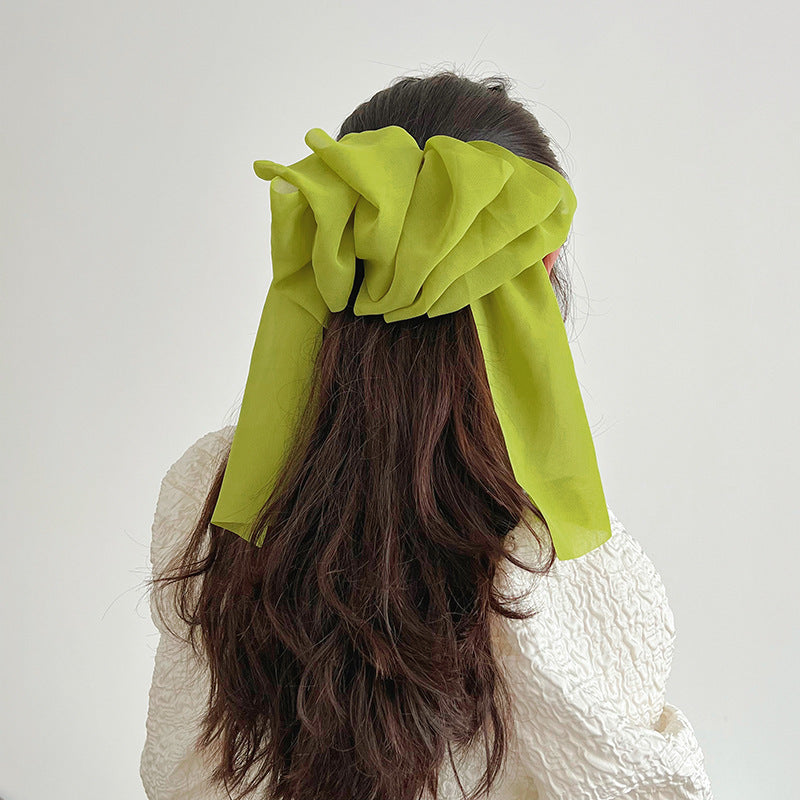 Oversized Bow Spring Clip Hairpin