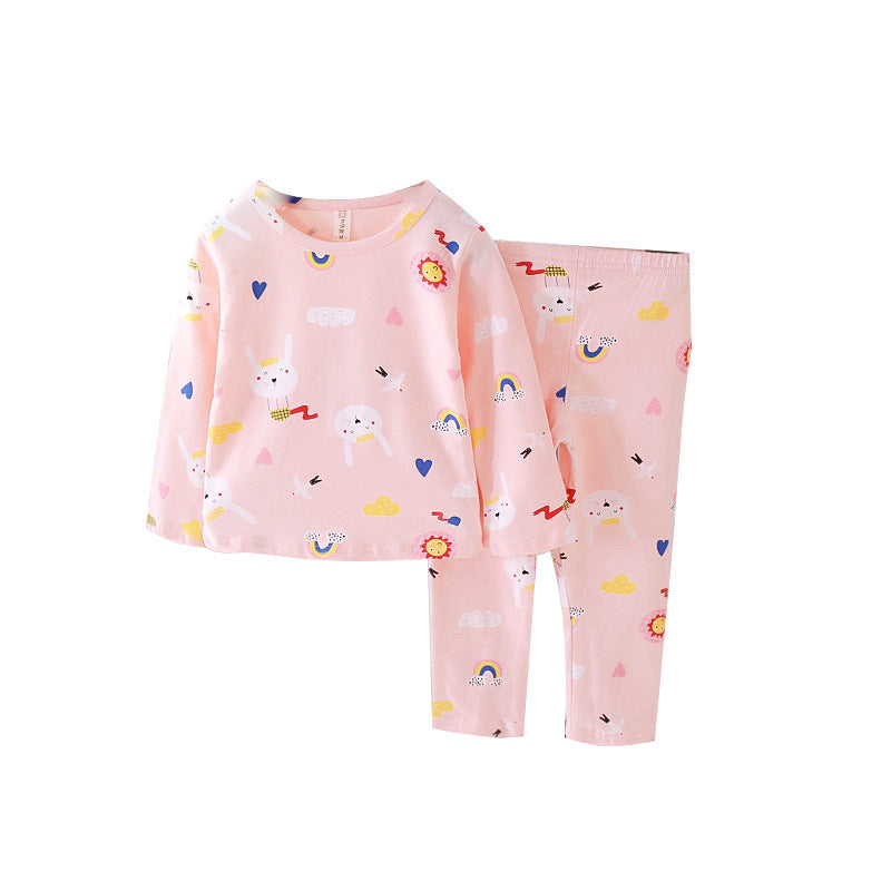 Autumn baby home wear pajamas