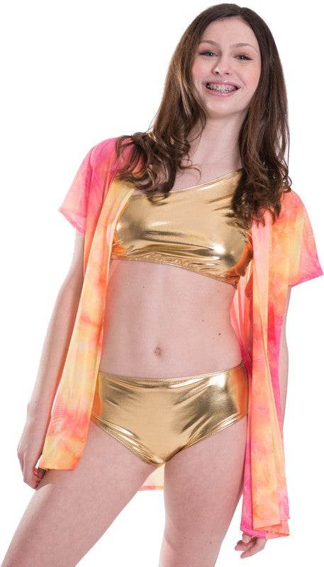 KIDS MESH TIE DYE KIMONO
