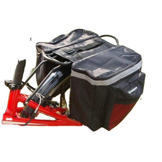 Mountain Bike Simple Rear Shelf Two Piggyback Bags