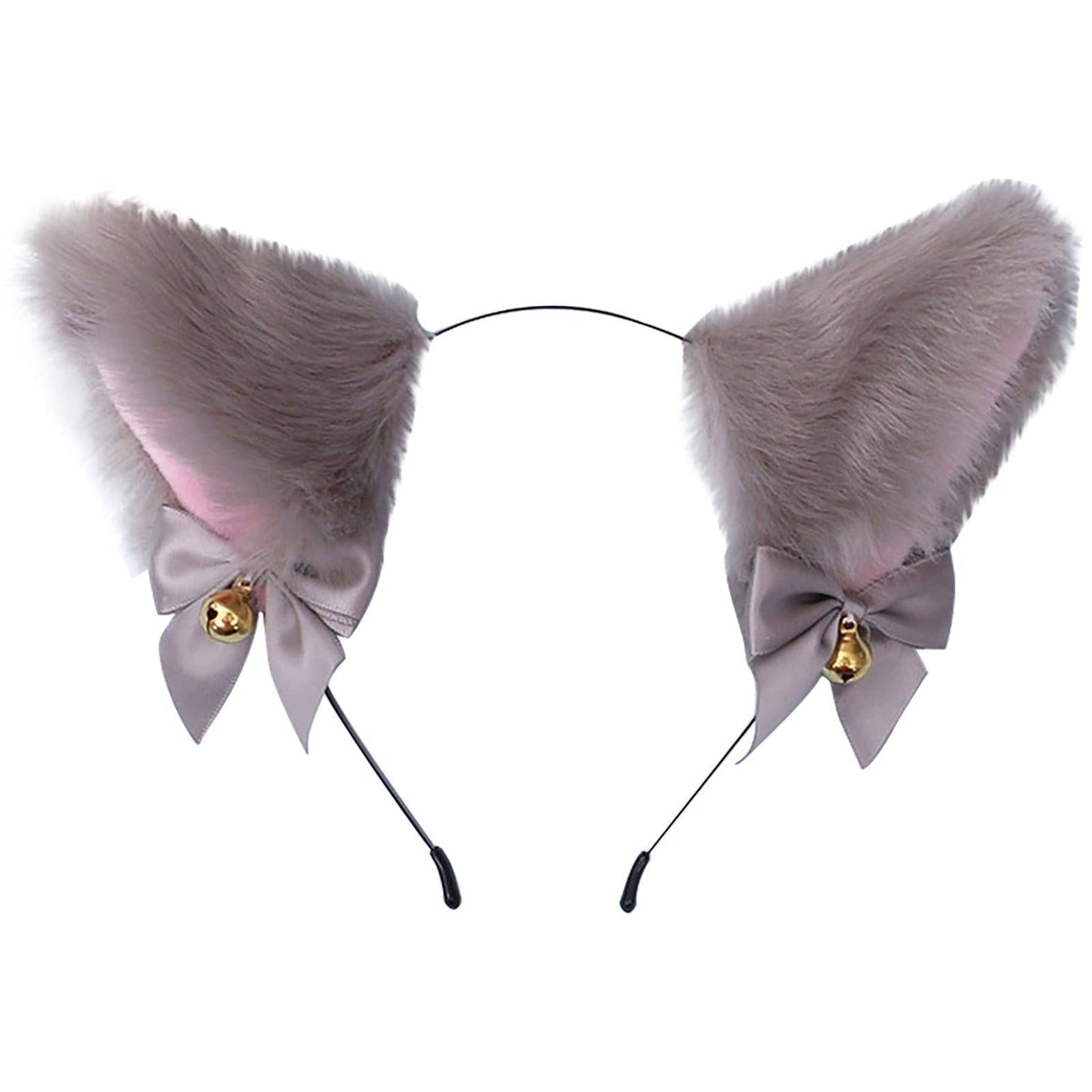 15 Colors Beautiful Masquerade Halloween Cat Ears Cosplay Cat Ear Party Costume Bow Tie Bell Headwear Headband Gorgeous Hair Accessories For Women