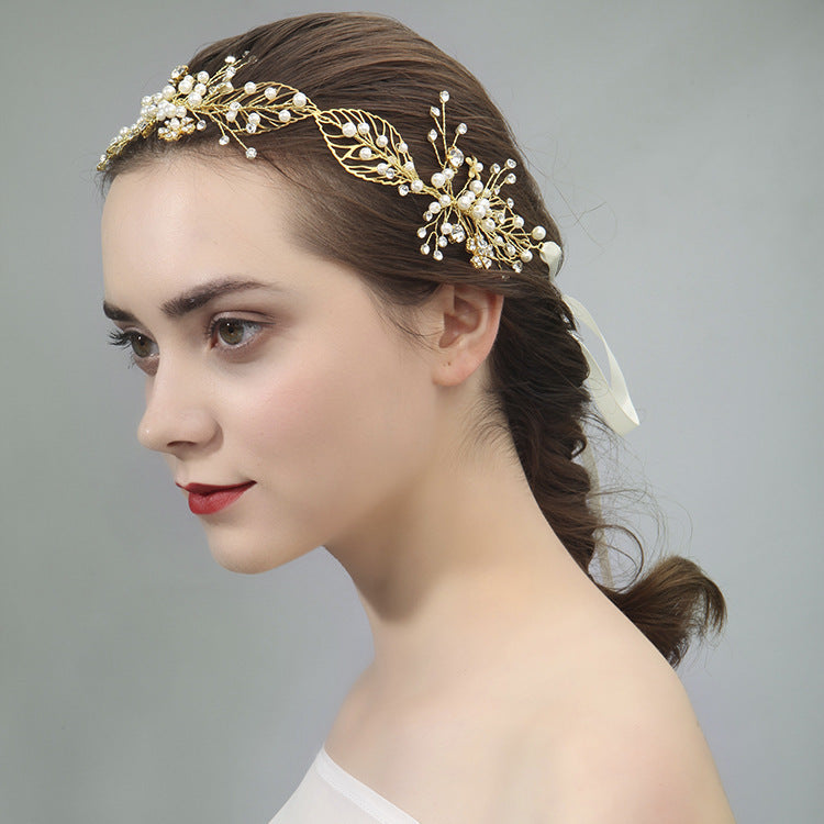 Handmade Headband Bridal Alloy Tiara With Diamonds