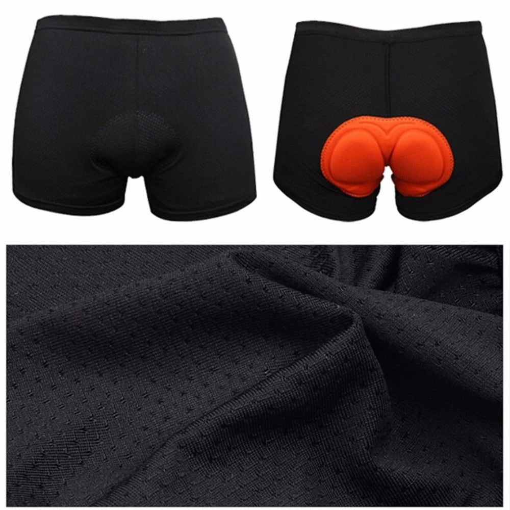 Men 3D Padded Bike Cycle Gear Briefs