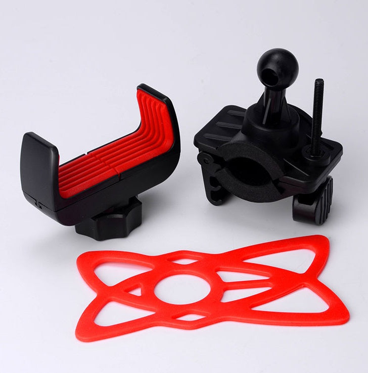 Mountain bike motorcycle electric bicycle mobile phone bracket silicone strap shockproof