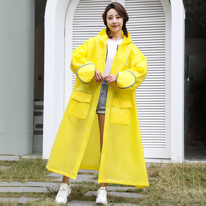 Raincoat Women's Long Electric Bike Full Body