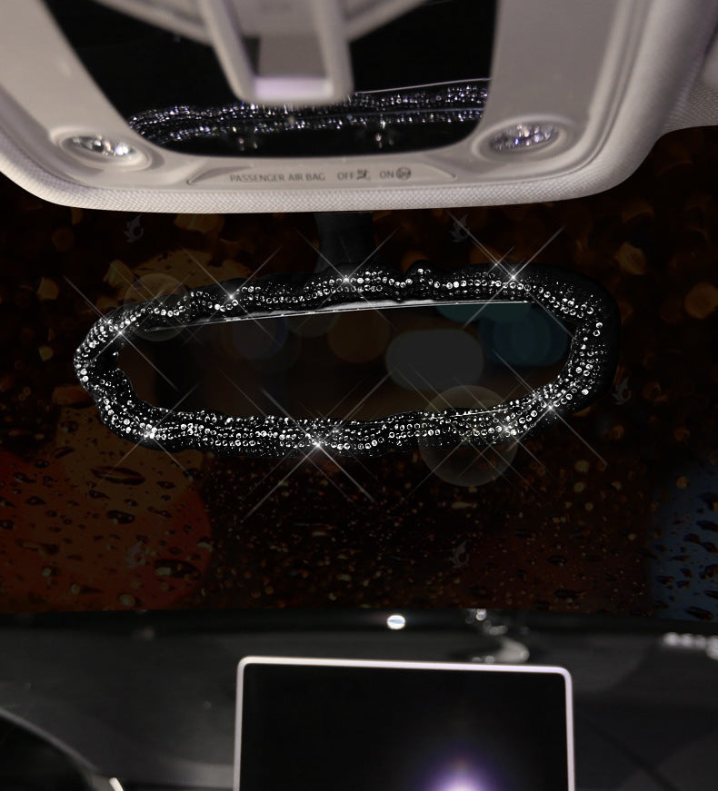 Diamond Steering Wheel Cover Rhinestones Crystals Car Handcraft Steering Wheel Covers