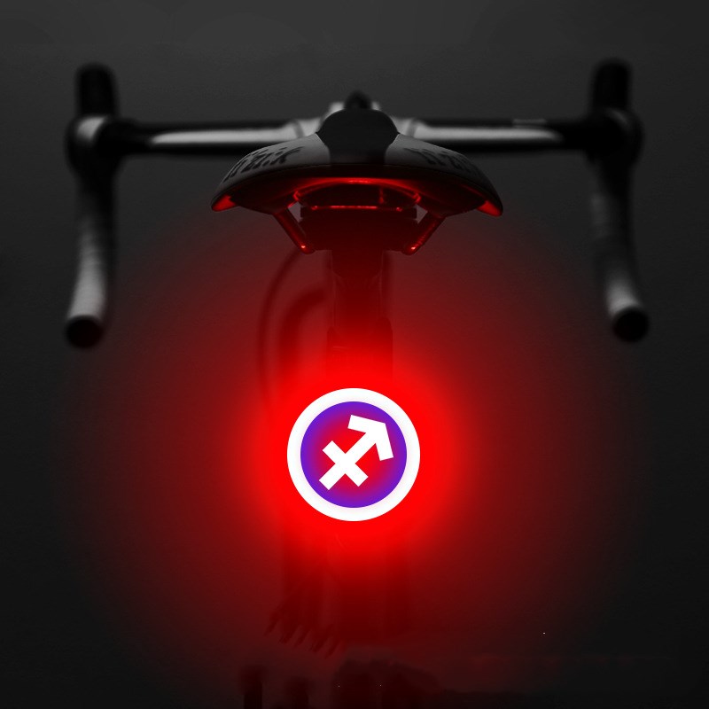 Bicycle Intelligent Auto Brake Sensor Light Waterproof LED Rechargeable Bicycle Tail Light Bike Accessories Bike Light Mount