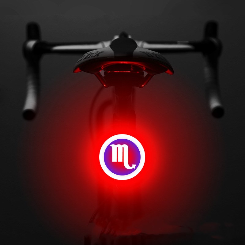 Bicycle Intelligent Auto Brake Sensor Light Waterproof LED Rechargeable Bicycle Tail Light Bike Accessories Bike Light Mount