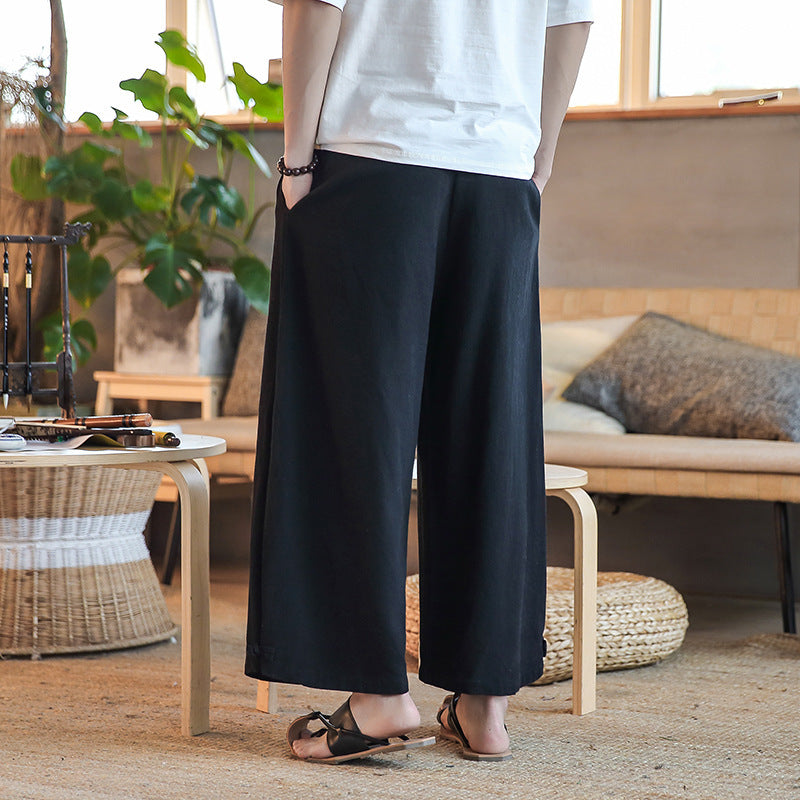 Autumn Linen Casual Pants