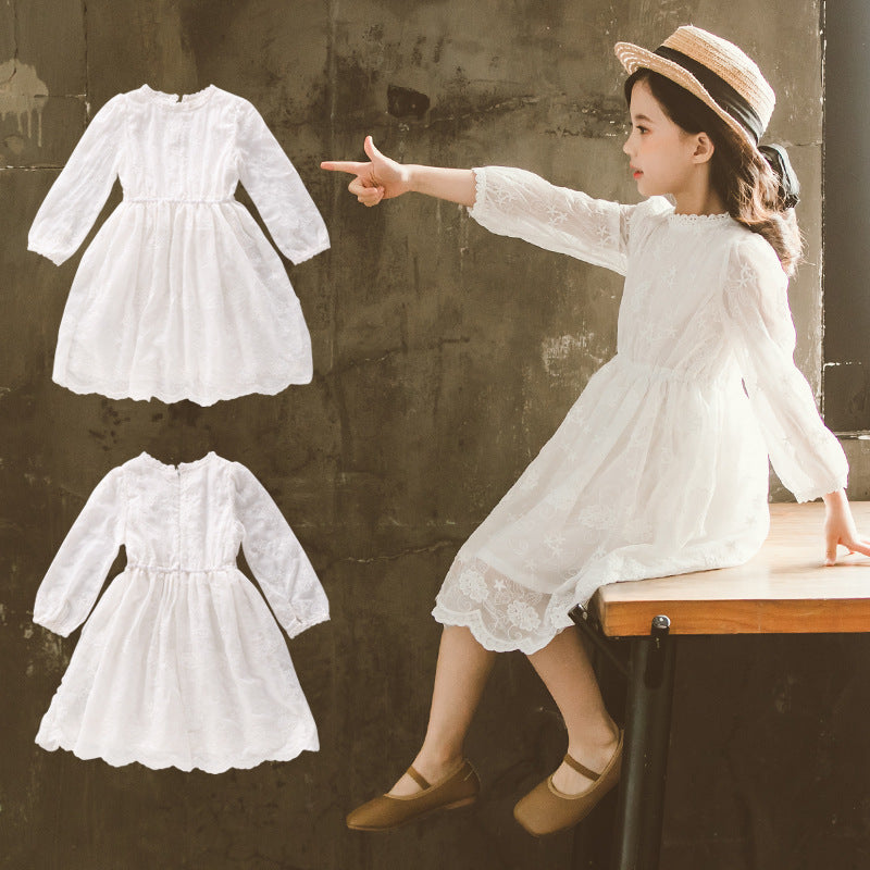 Girls Spring And Autumn Dresses