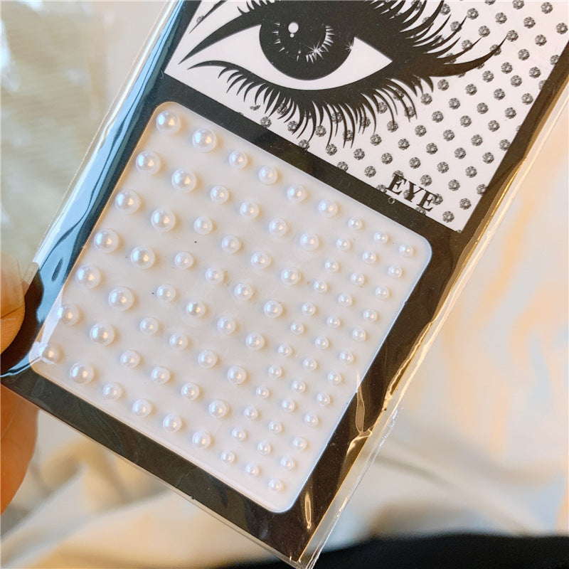 Eye And Face Decoration Patch Makeup Sticker Pearl Veneer Eye Makeup