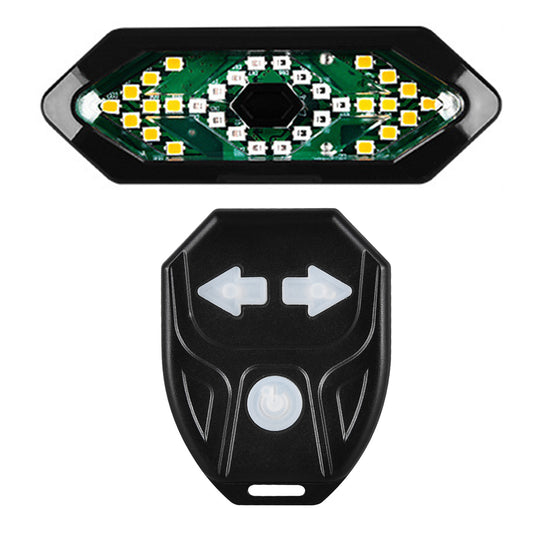 Smart Remote Control Turn Signal Charging Mountain Waterproof Taillight Night Bike With Horn Warning Light