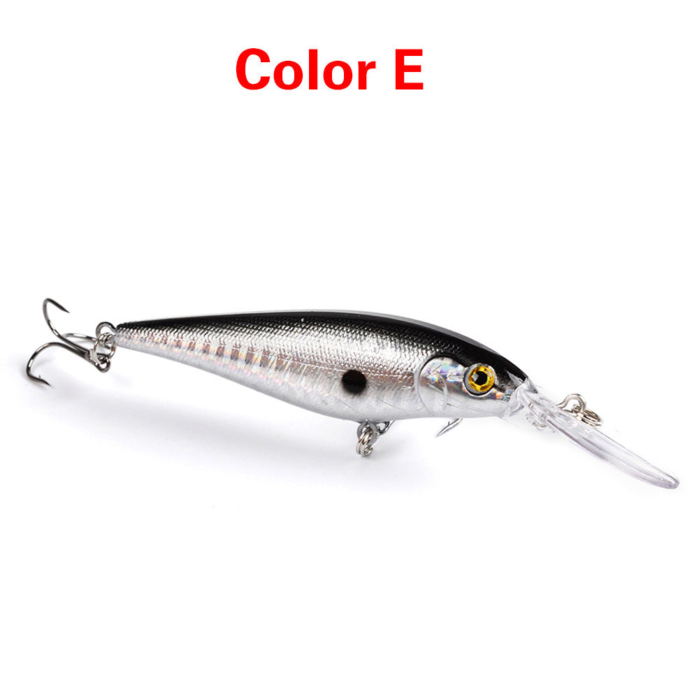 10 Style Minnow Fishing Lures Laser Hard Artificial Bait 3D Eyes 11cm 10g Fishing Wobblers Crankbait Minnows 6