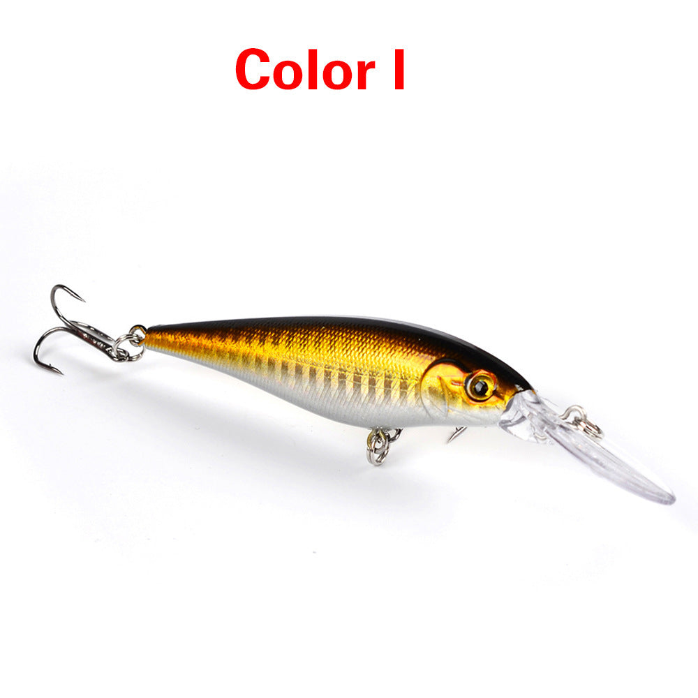 10 Style Minnow Fishing Lures Laser Hard Artificial Bait 3D Eyes 11cm 10g Fishing Wobblers Crankbait Minnows 6