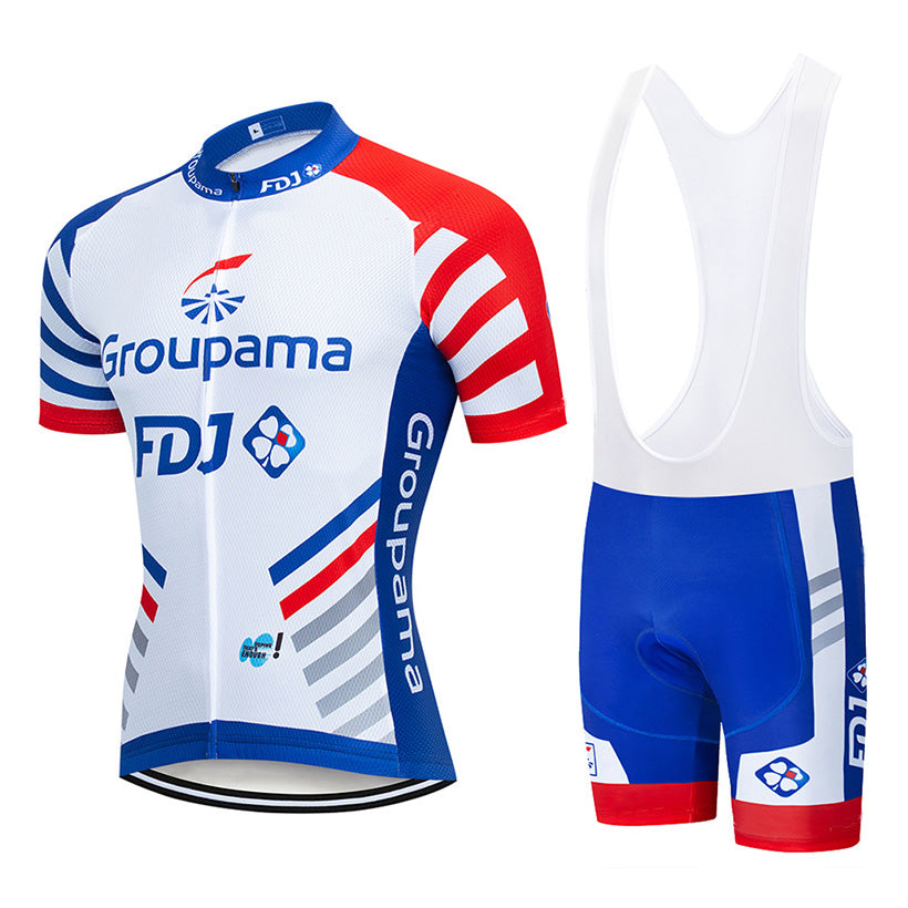 Cycling Summer Short-Sleeved Suspenders Cycling Jersey Suit Mountain Team Version Bike Short Top