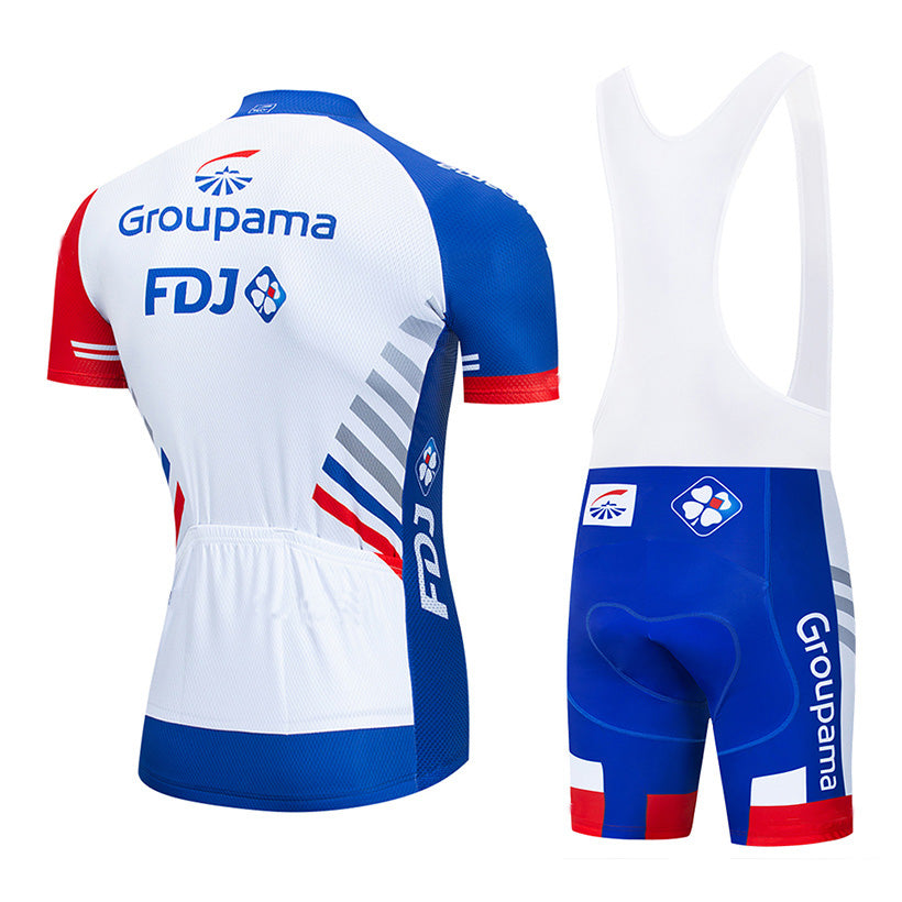 Cycling Summer Short-Sleeved Suspenders Cycling Jersey Suit Mountain Team Version Bike Short Top