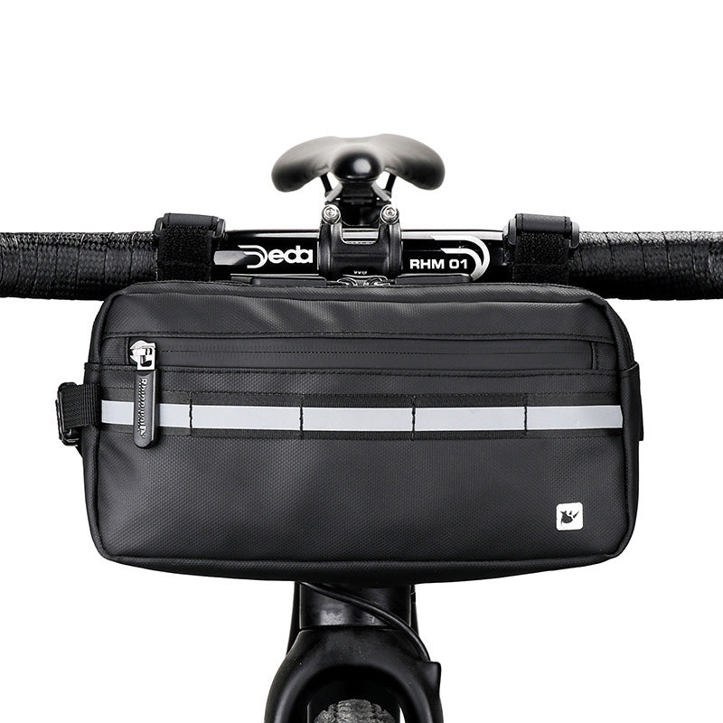 Bicycle Front Bag With Water-repellent Function, Road Front Crossbeam Triangle Riding Belt Bag