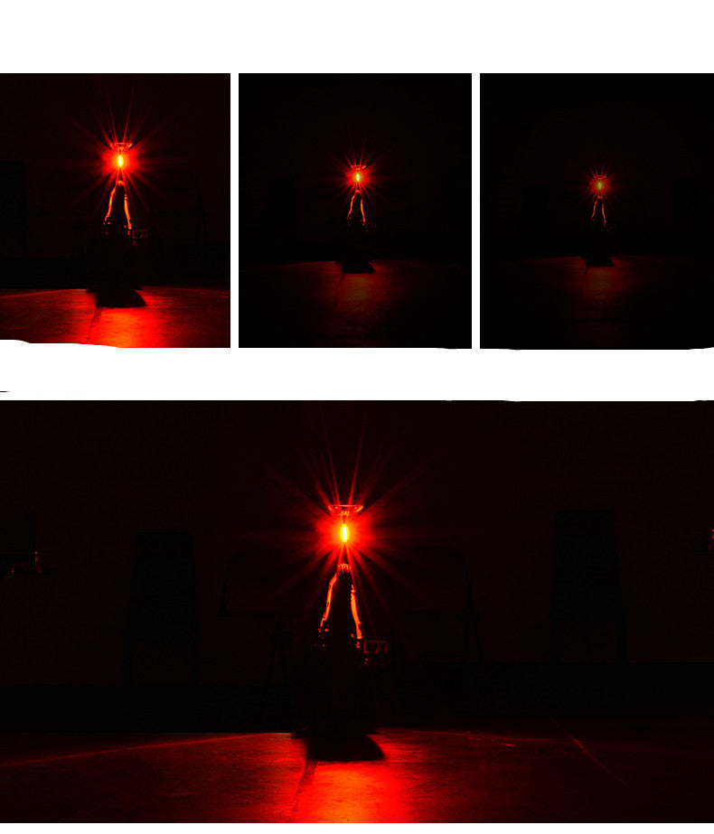 Mountain Bike Riding Tail Light USB Charging Warning Light