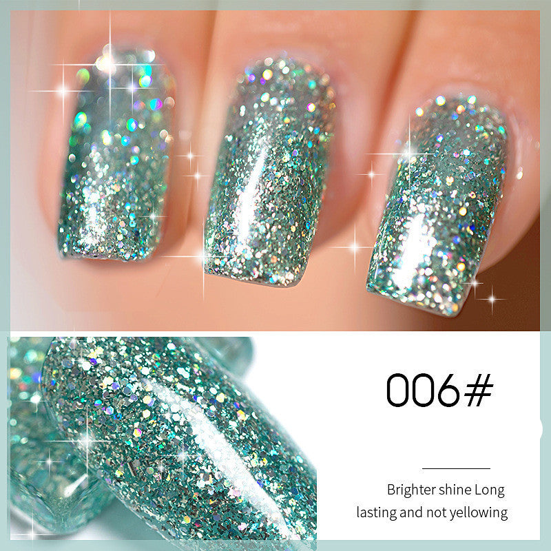 Flash Nail Polish New Super Flash Micro Diamond Nail Shop Special Sequins