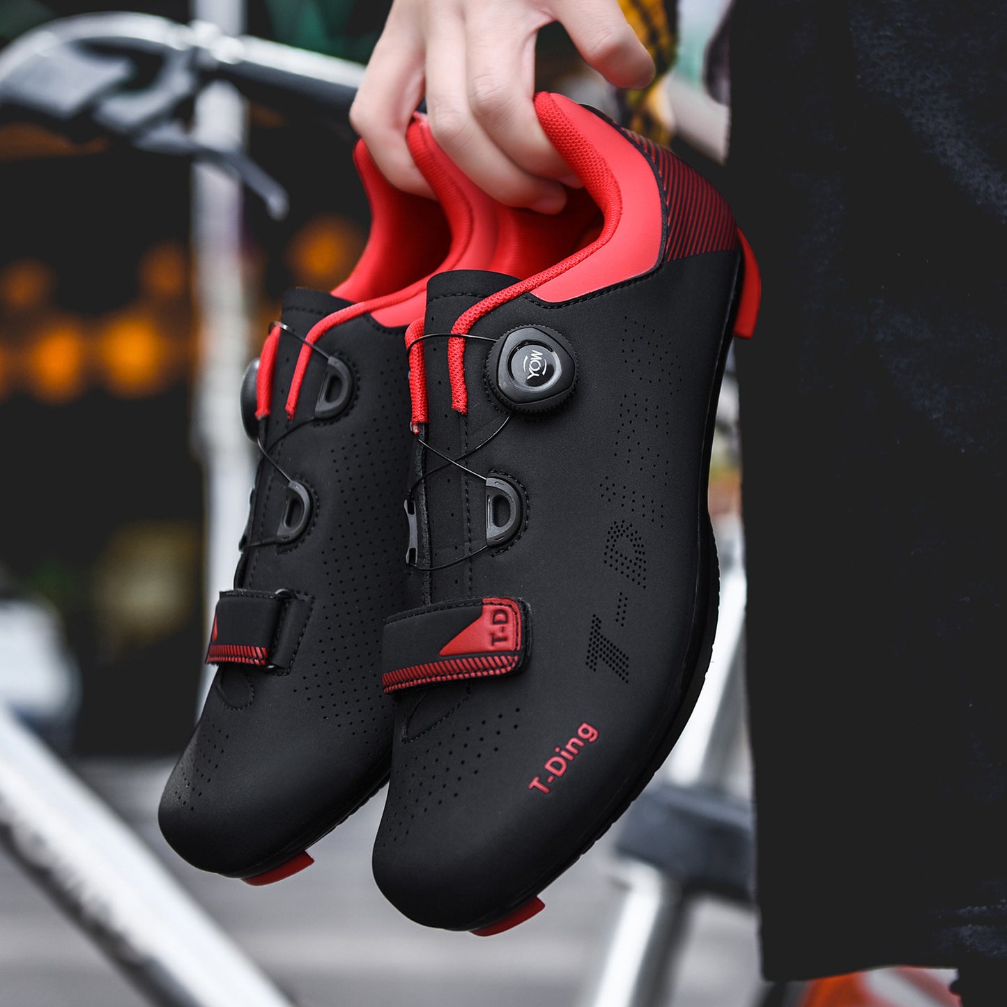 Road Bike Power-Assisted Shoes Hard-Soled Mountain Biking Shoes