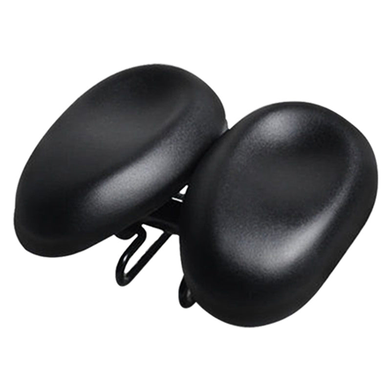 Bicycle Thickening And Widening Soft Seat Mountain Bike Bicycle Seat Adjustable Soft Seat Cushion Comfortable Elastic No Nose Saddle