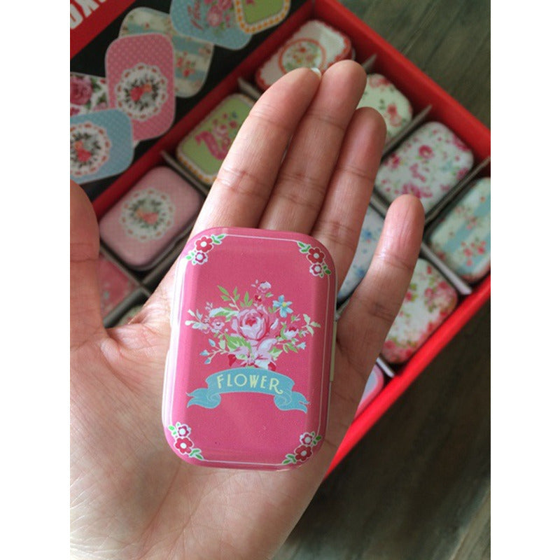 32 A Box Of Mini Rectangular Small Tin Box Chewing Gum Box Portable And Convenient Small Medicine Box Comfrey Cream Anti-Itch Cream Box