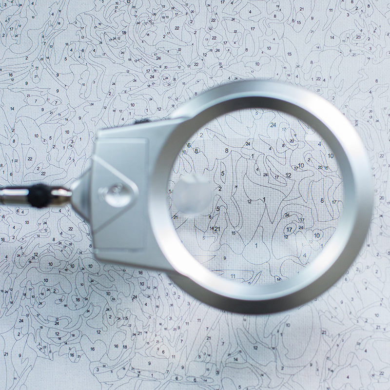 Frameless Digital Painting Snow Mountain