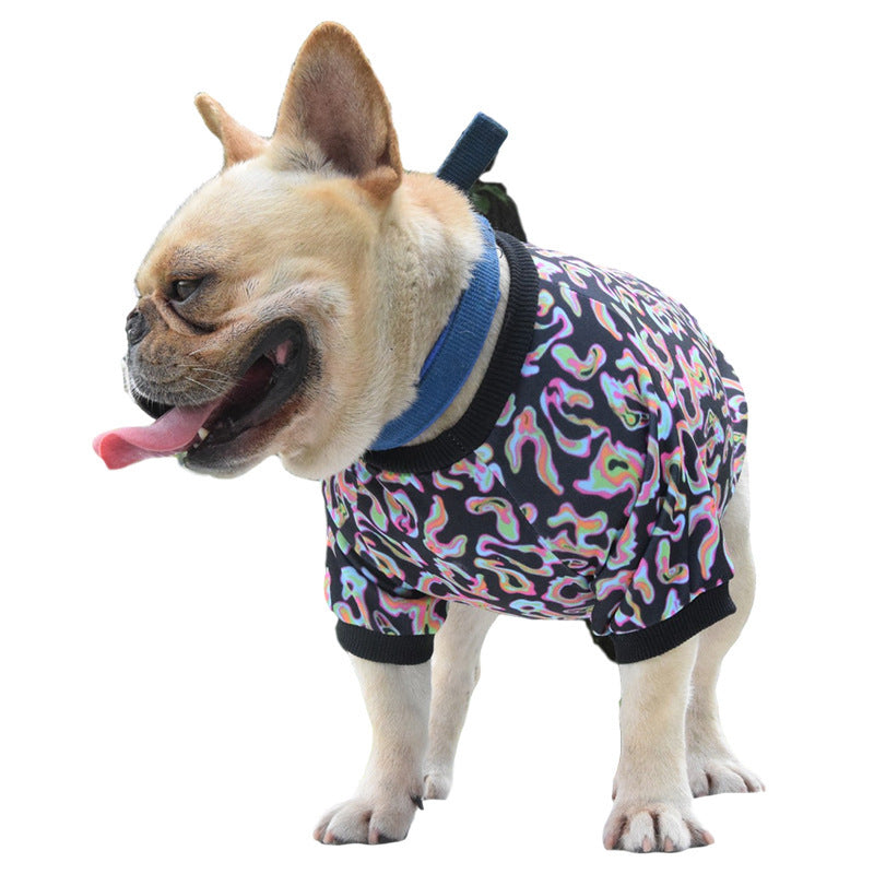 Fluorescent Camouflage Dog Clothing Pet Clothing