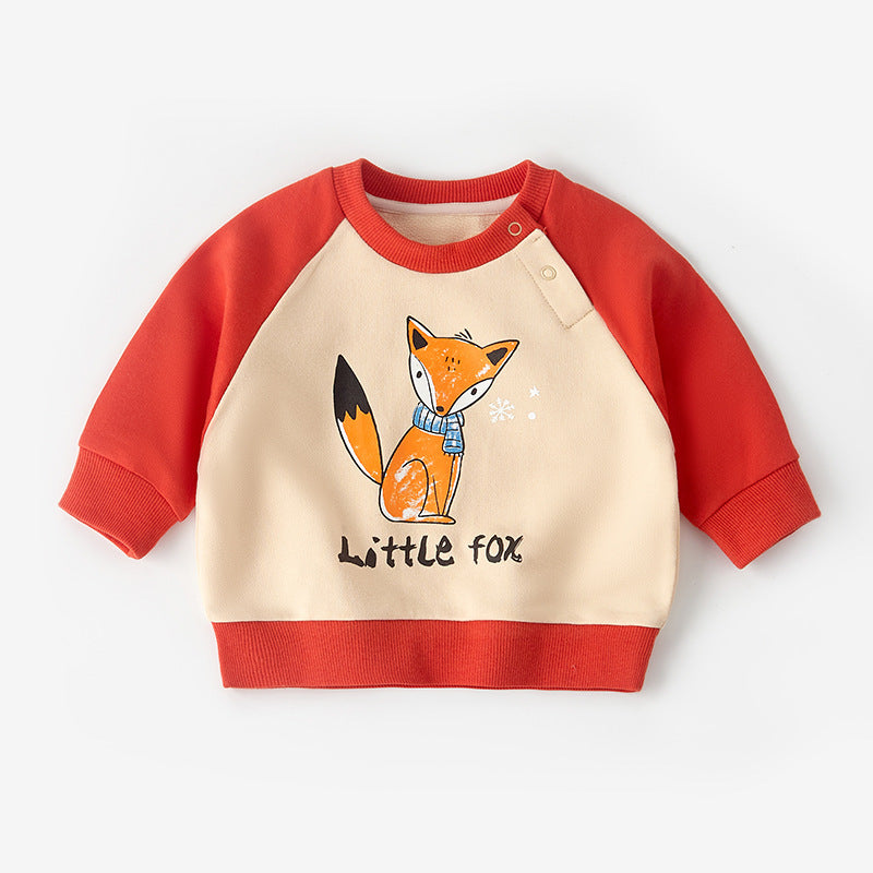 Children's autumn cotton sweater