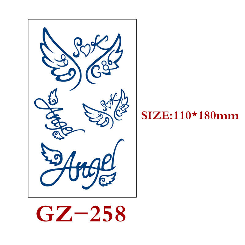 Semi-permanent Herbal Tattoo Stickers Tattoo Stickers Waterproof And Sweat Proof