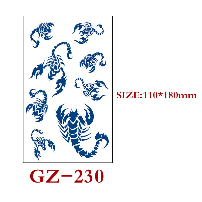 Semi-permanent Herbal Tattoo Stickers Tattoo Stickers Waterproof And Sweat Proof