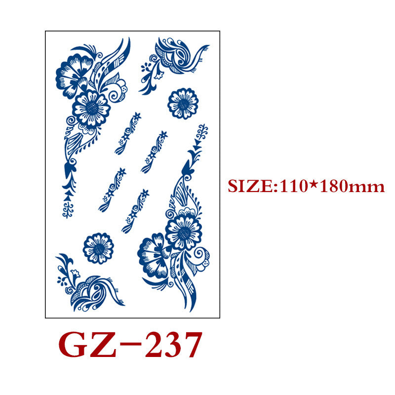 Semi-permanent Herbal Tattoo Stickers Tattoo Stickers Waterproof And Sweat Proof