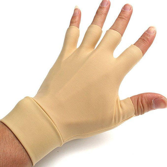 Health Half Finger Gloves Arthritis Gloves Care Gloves Elastic Anti-Puffy Pressure Gloves