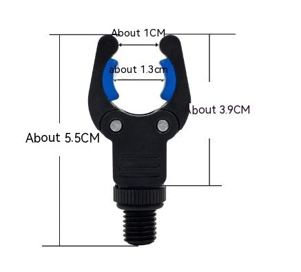 Accessories Black Nylon Plastic Clamp Rod SA13 Bracket Head Luminous Sea Fishing Rod Accessories