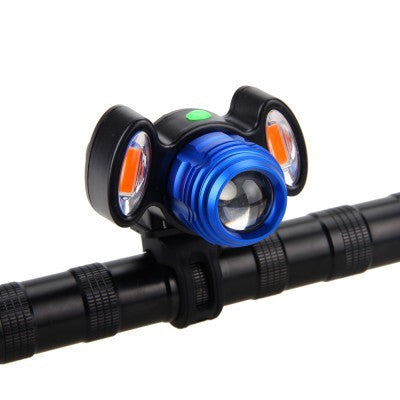 4 Modes Bike Front Lamp USB Rechargeable Bike Strong Light Waterproof Headlight Night Cycling Safty Warning Light
